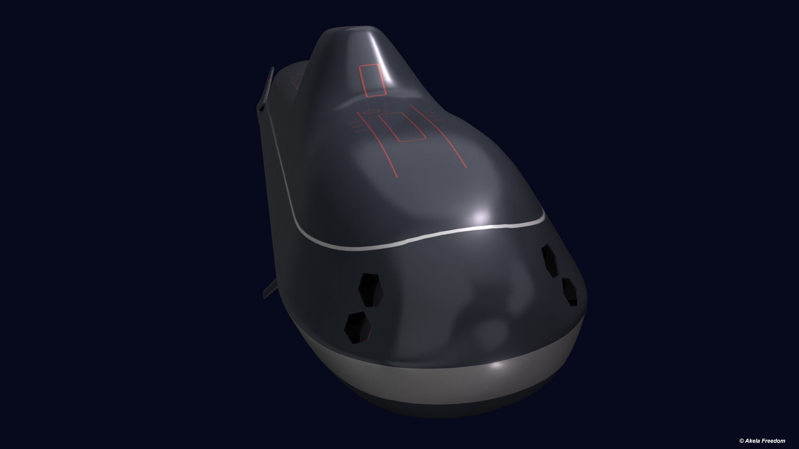 Arcturus SSBN 3D model_3