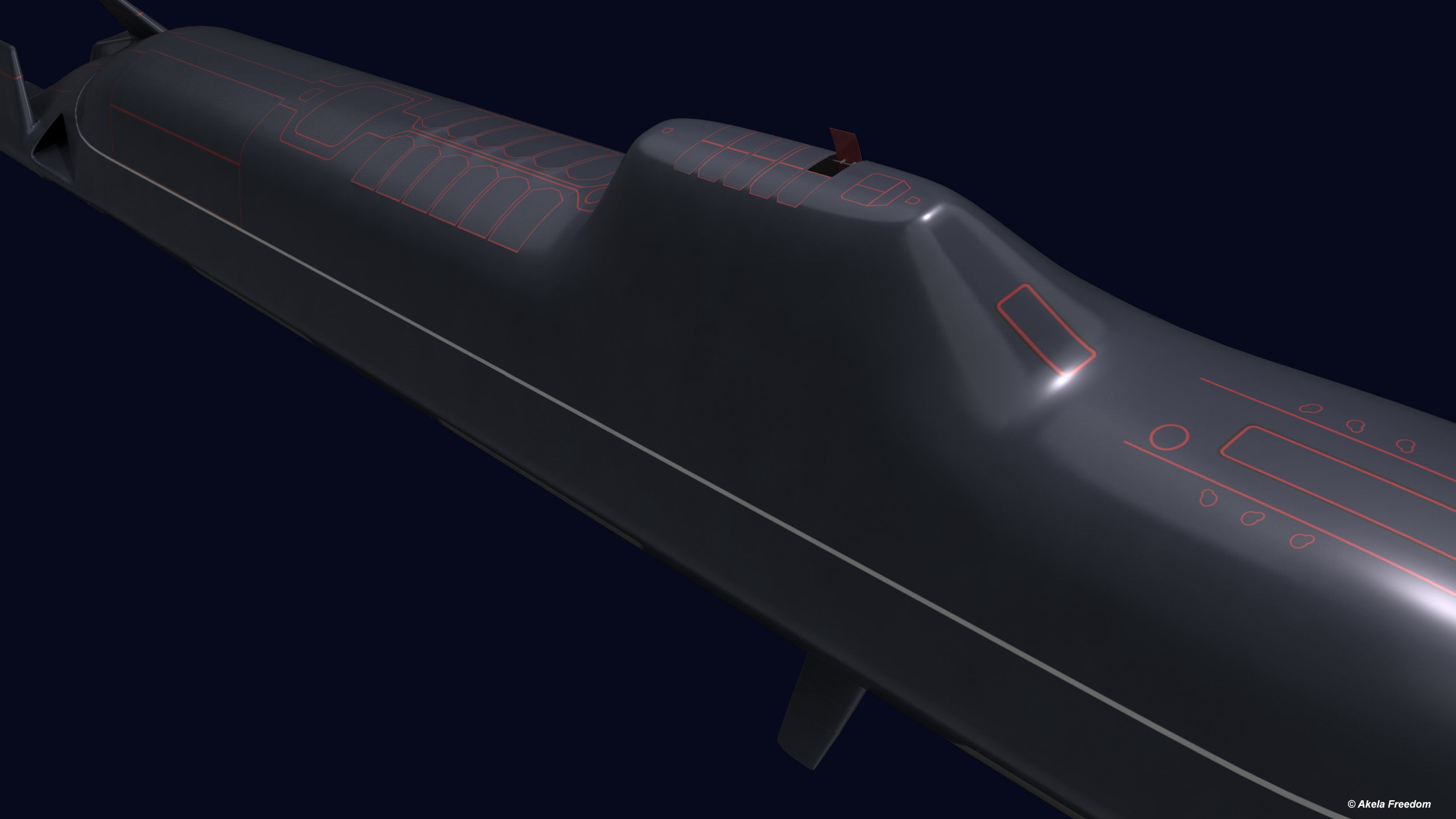 Arcturus SSBN 3D model_4
