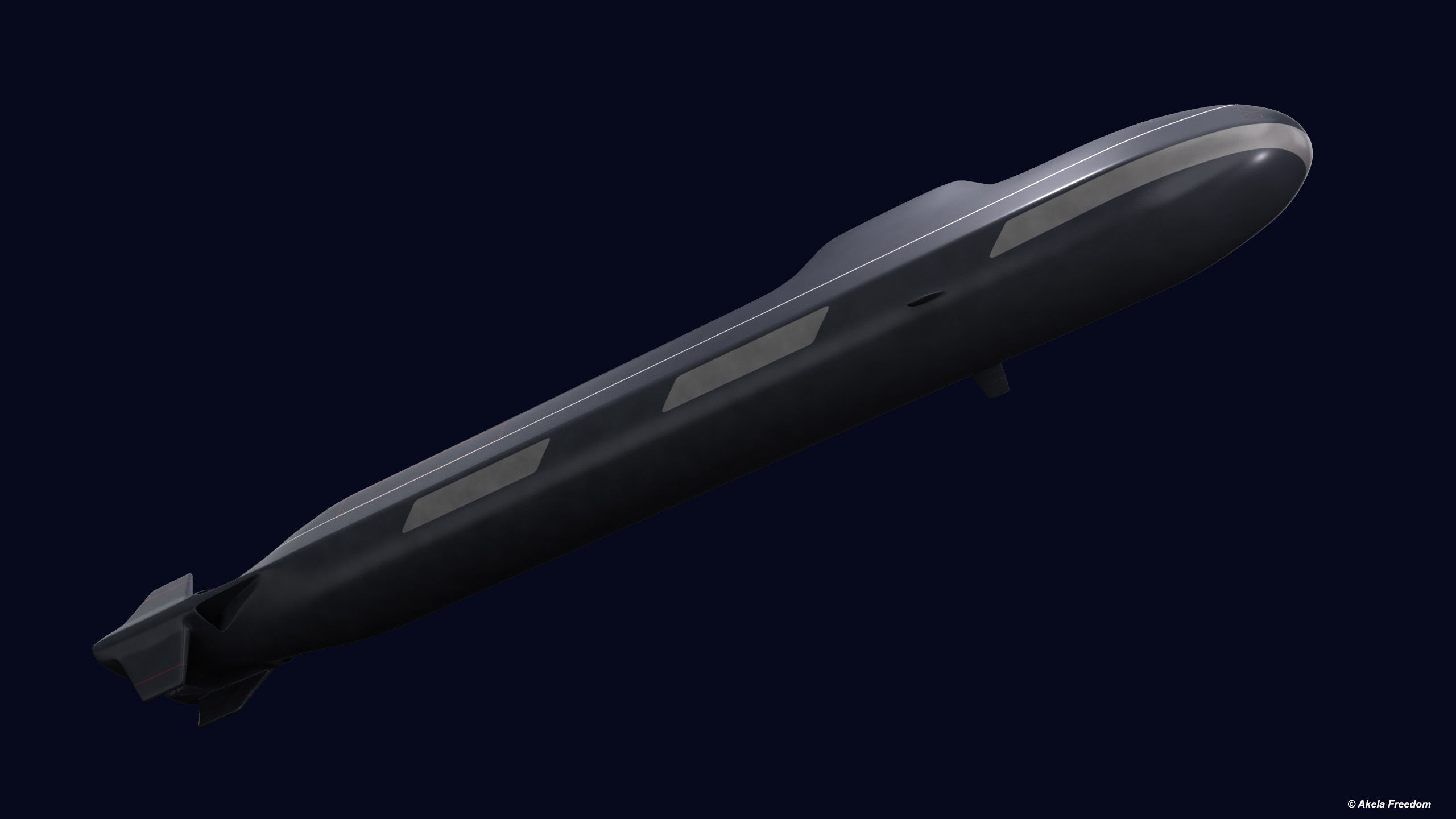 Arcturus SSBN 3D model_2