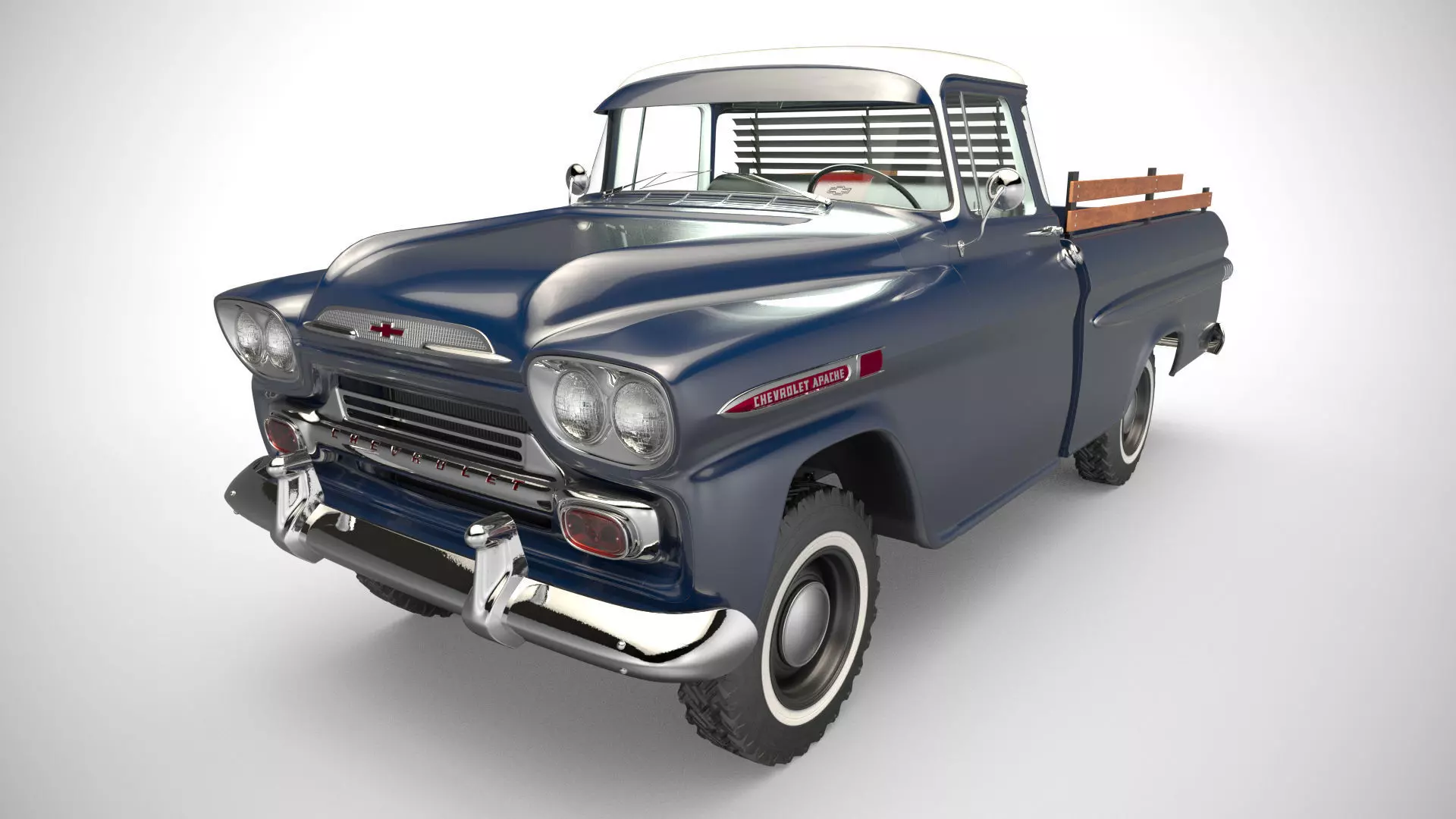 Chevrolet Apache 4x4  3D model_0