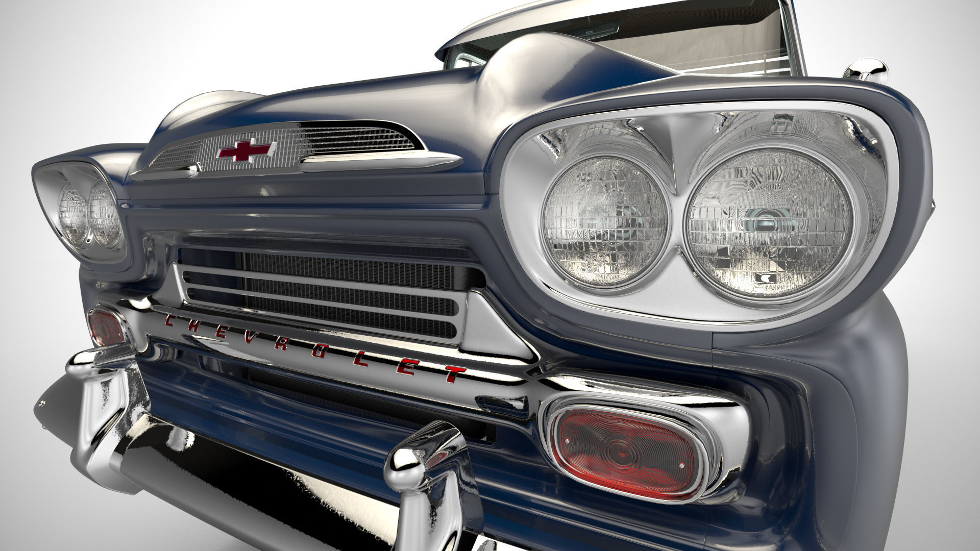 Chevrolet Apache 4x4  3D model_4