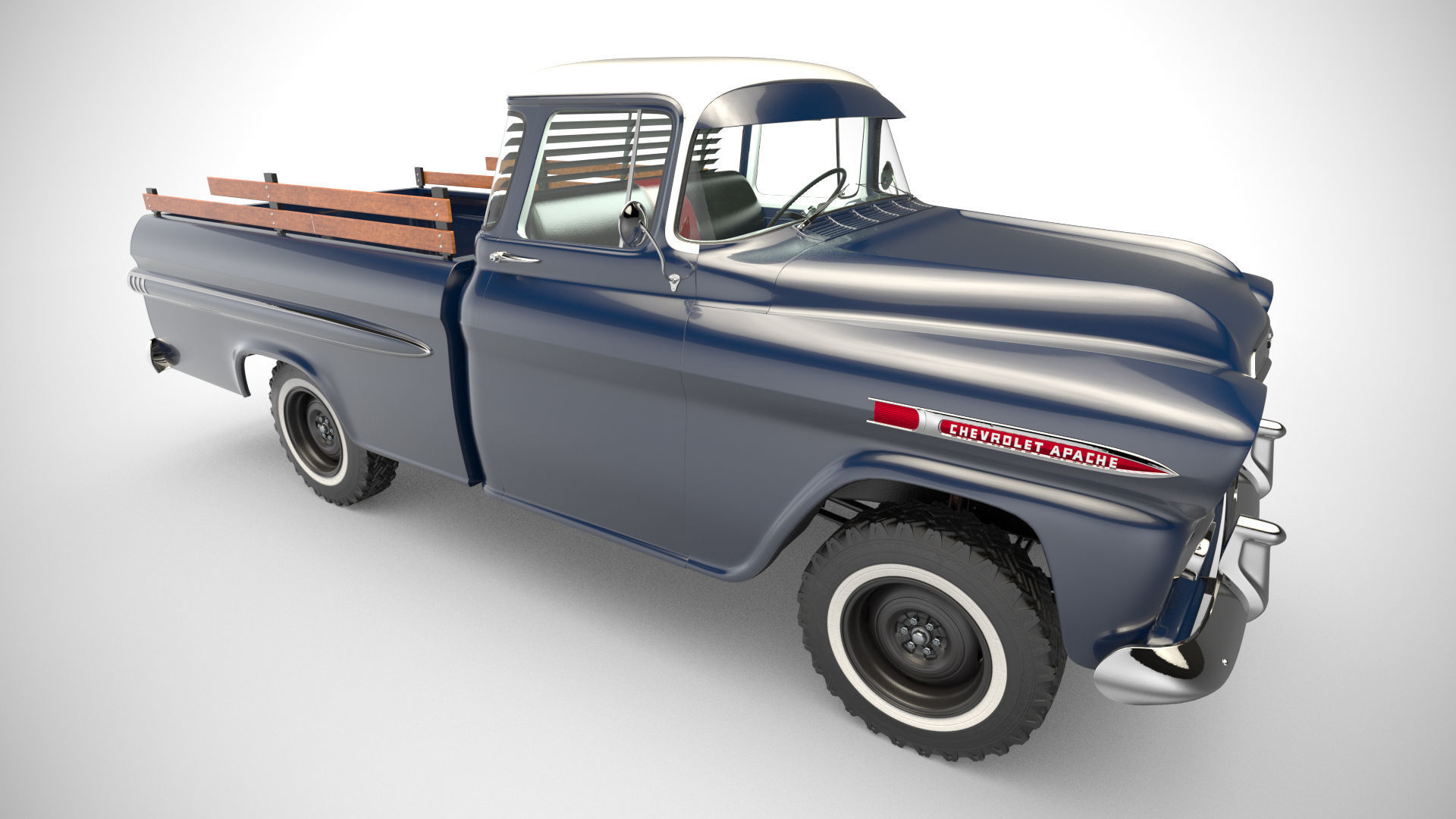 Chevrolet Apache 4x4  3D model_33