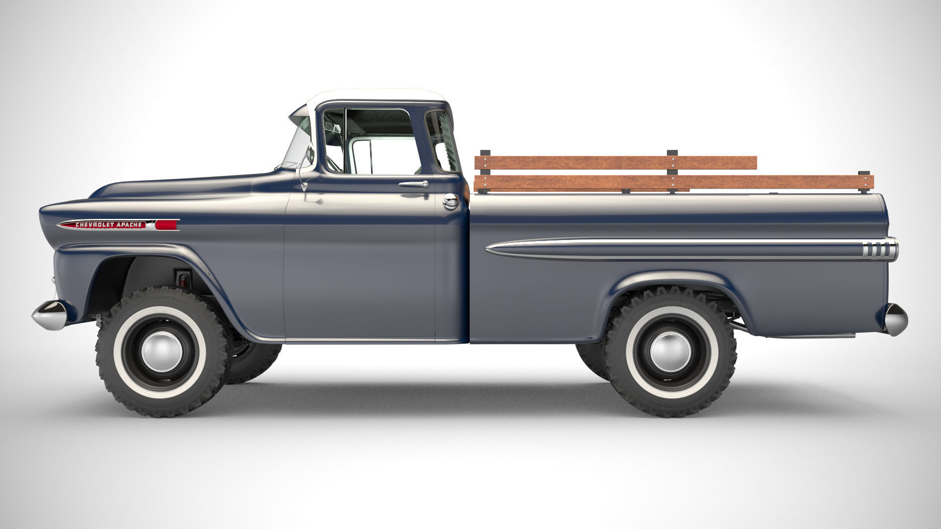 Chevrolet Apache 4x4  3D model_13