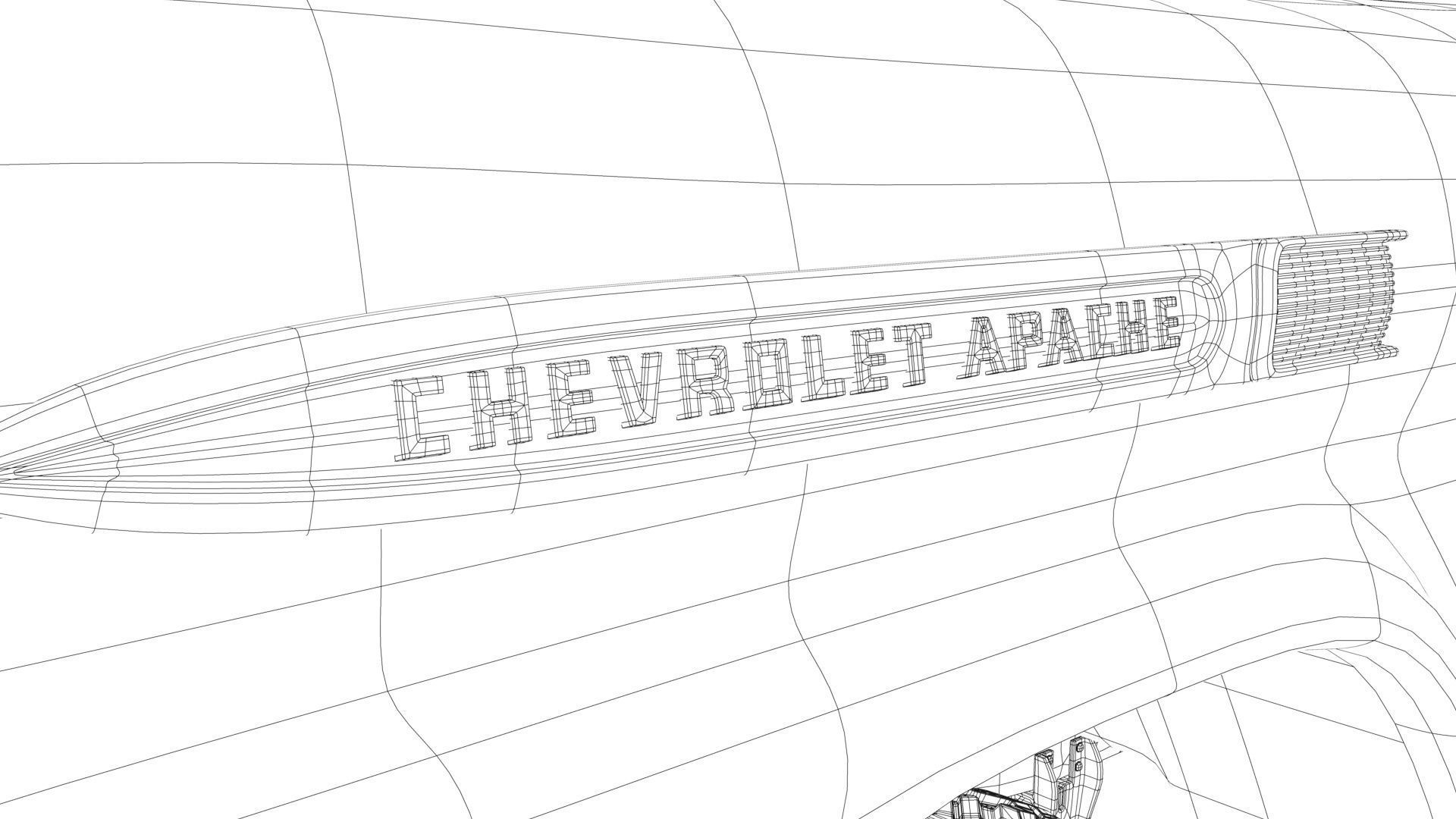 Chevrolet Apache 4x4  3D model_39