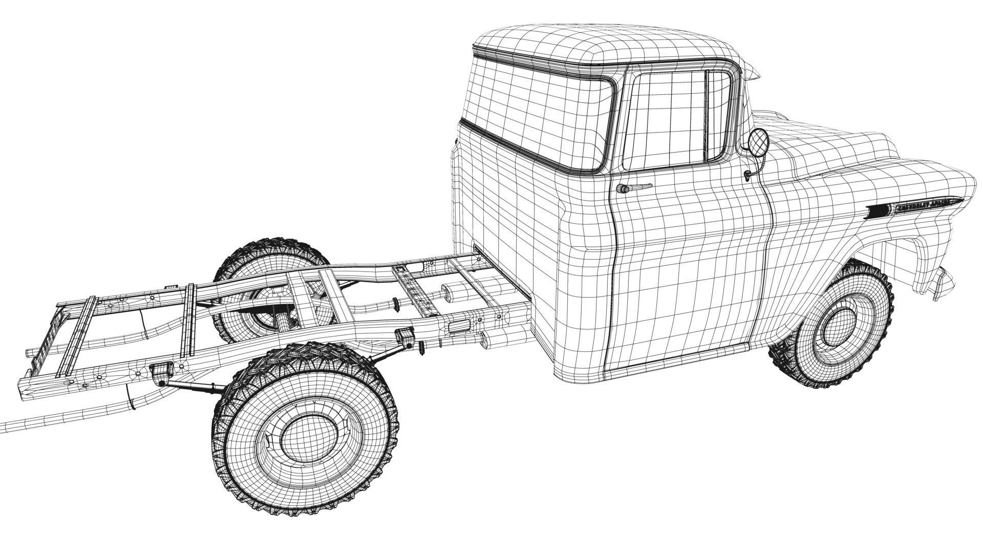 Chevrolet Apache 4x4  3D model_54