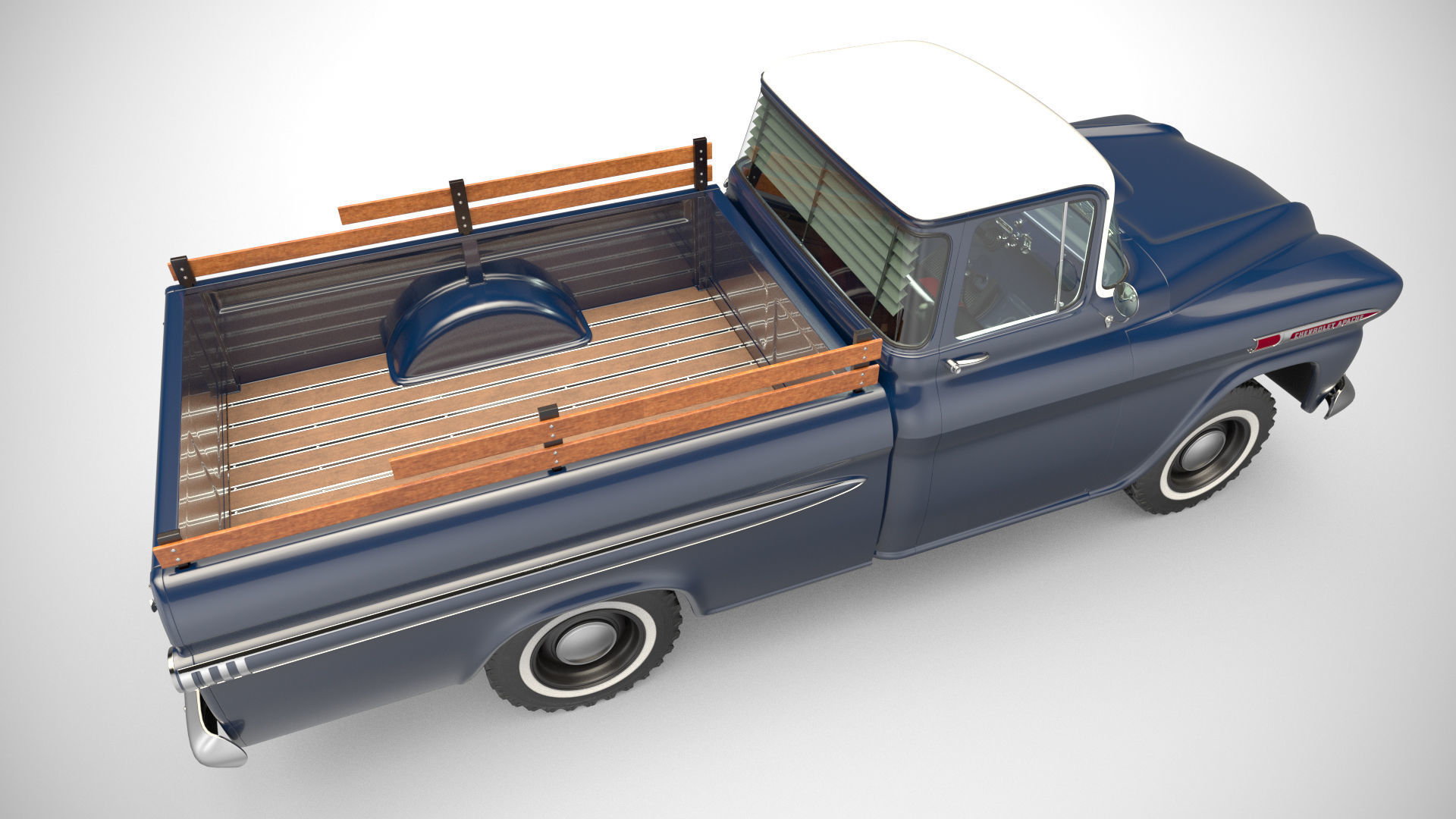 Chevrolet Apache 4x4  3D model_14