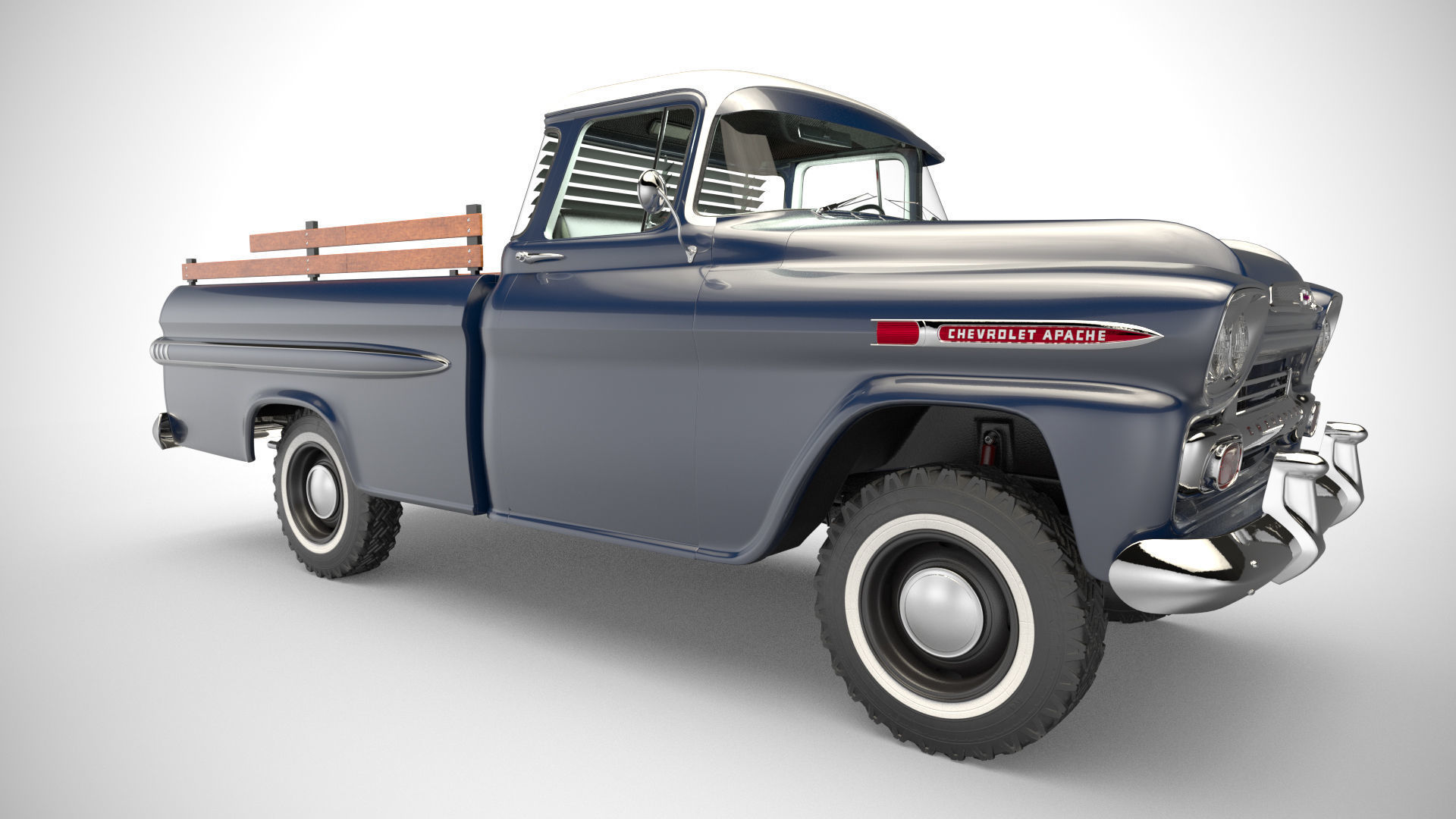 Chevrolet Apache 4x4  3D model_15
