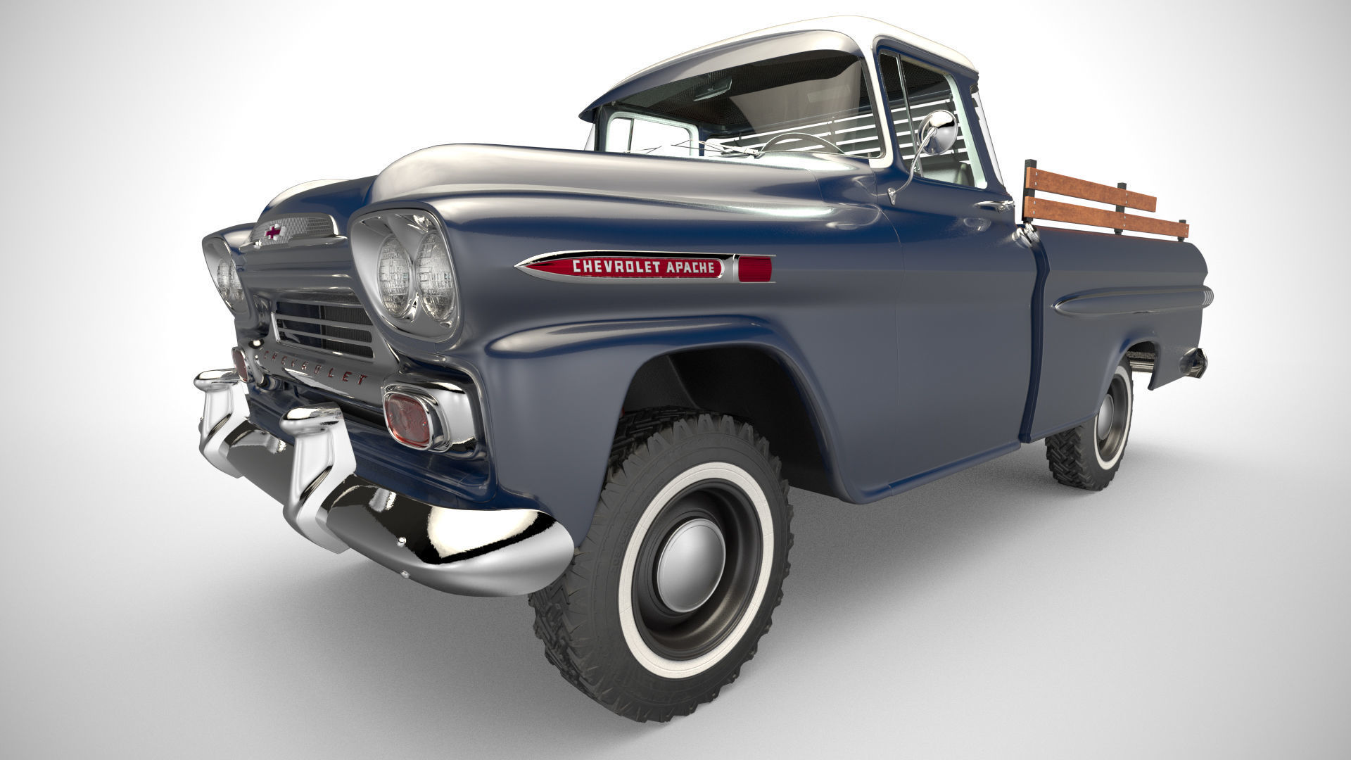 Chevrolet Apache 4x4  3D model_26