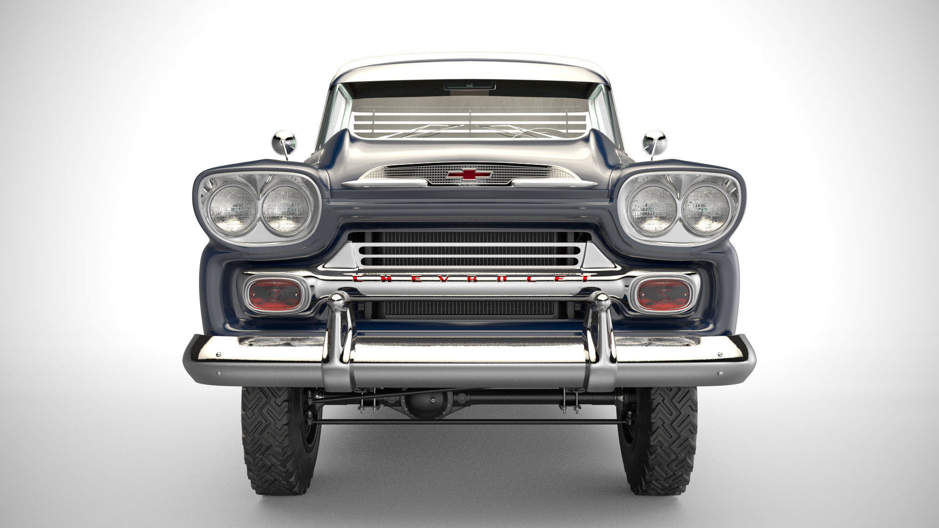 Chevrolet Apache 4x4  3D model_16