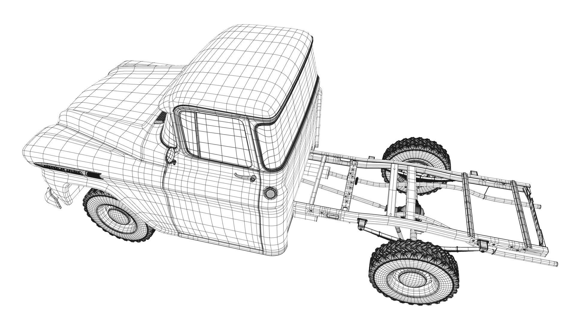 Chevrolet Apache 4x4  3D model_53