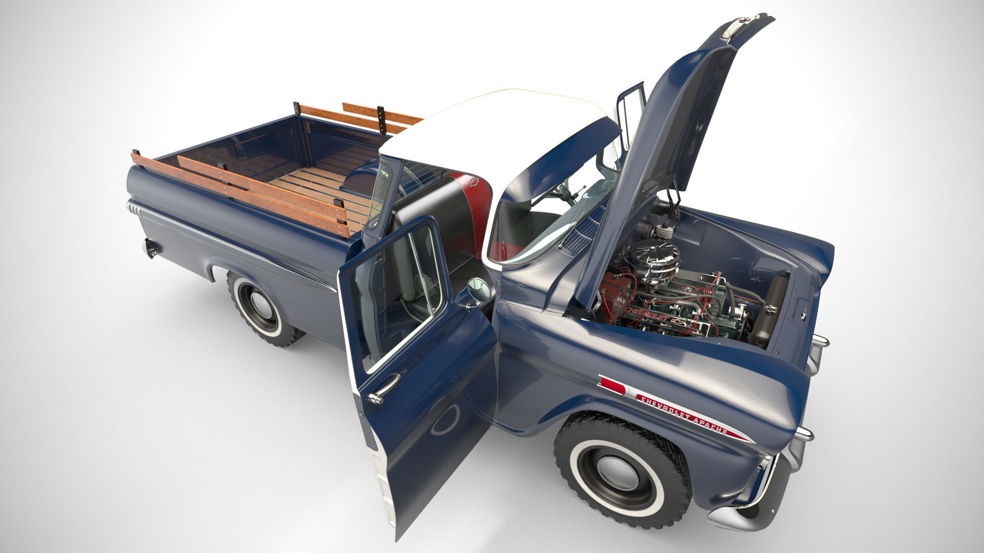 Chevrolet Apache 4x4  3D model_31