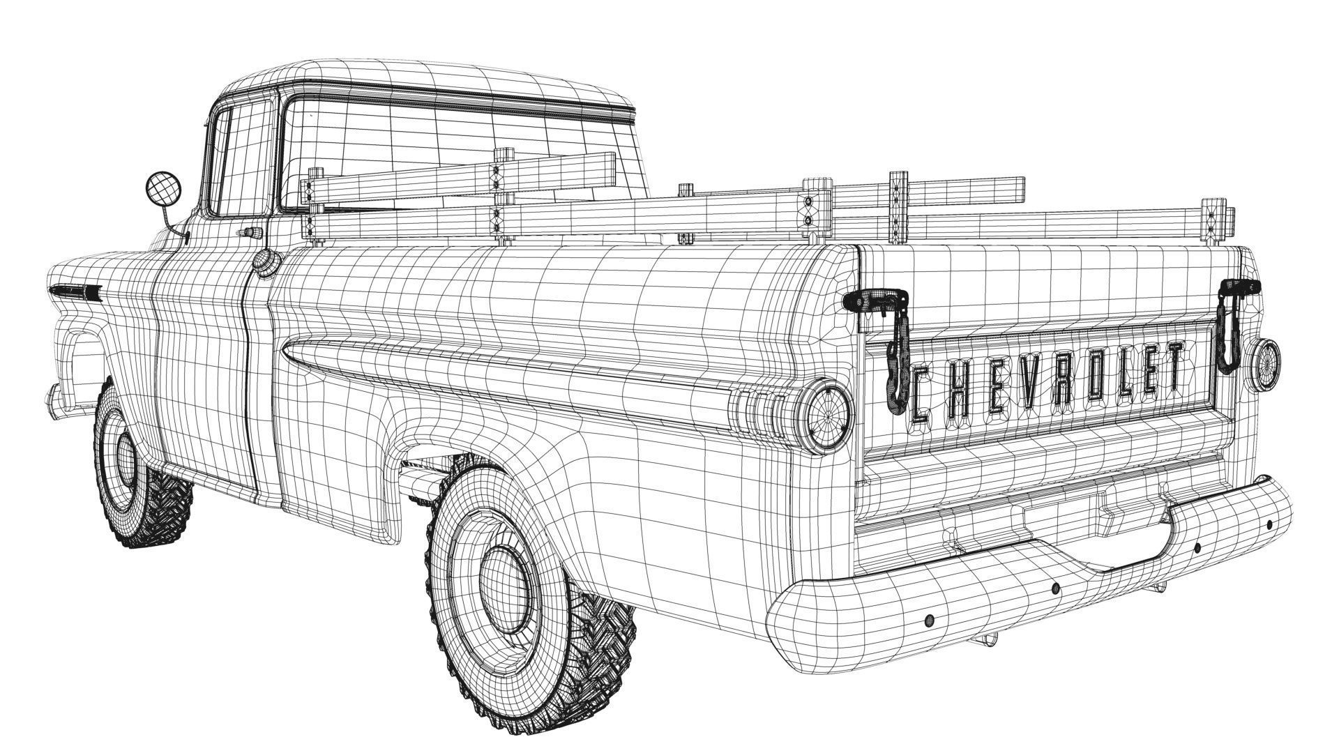 Chevrolet Apache 4x4  3D model_57