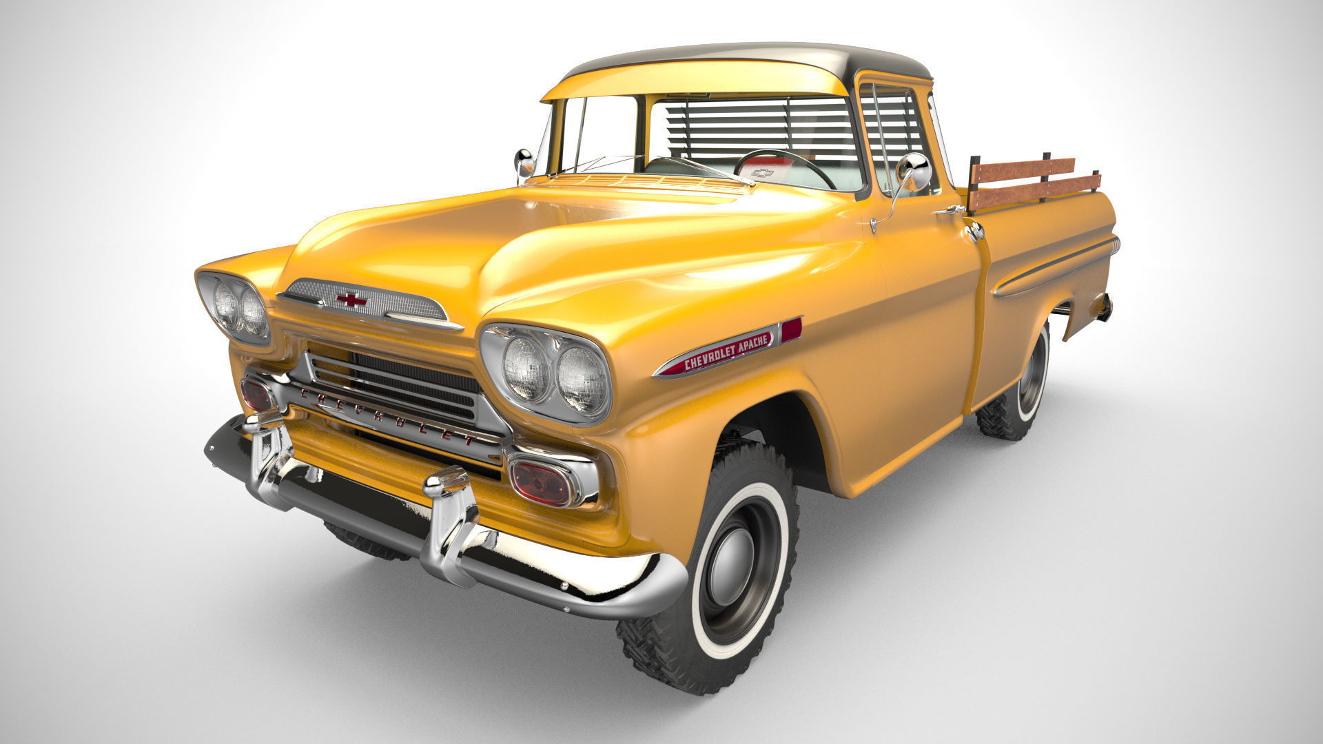 Chevrolet Apache 4x4  3D model_1