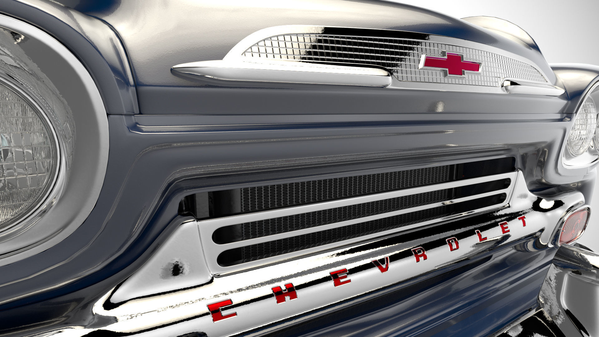 Chevrolet Apache 4x4  3D model_6