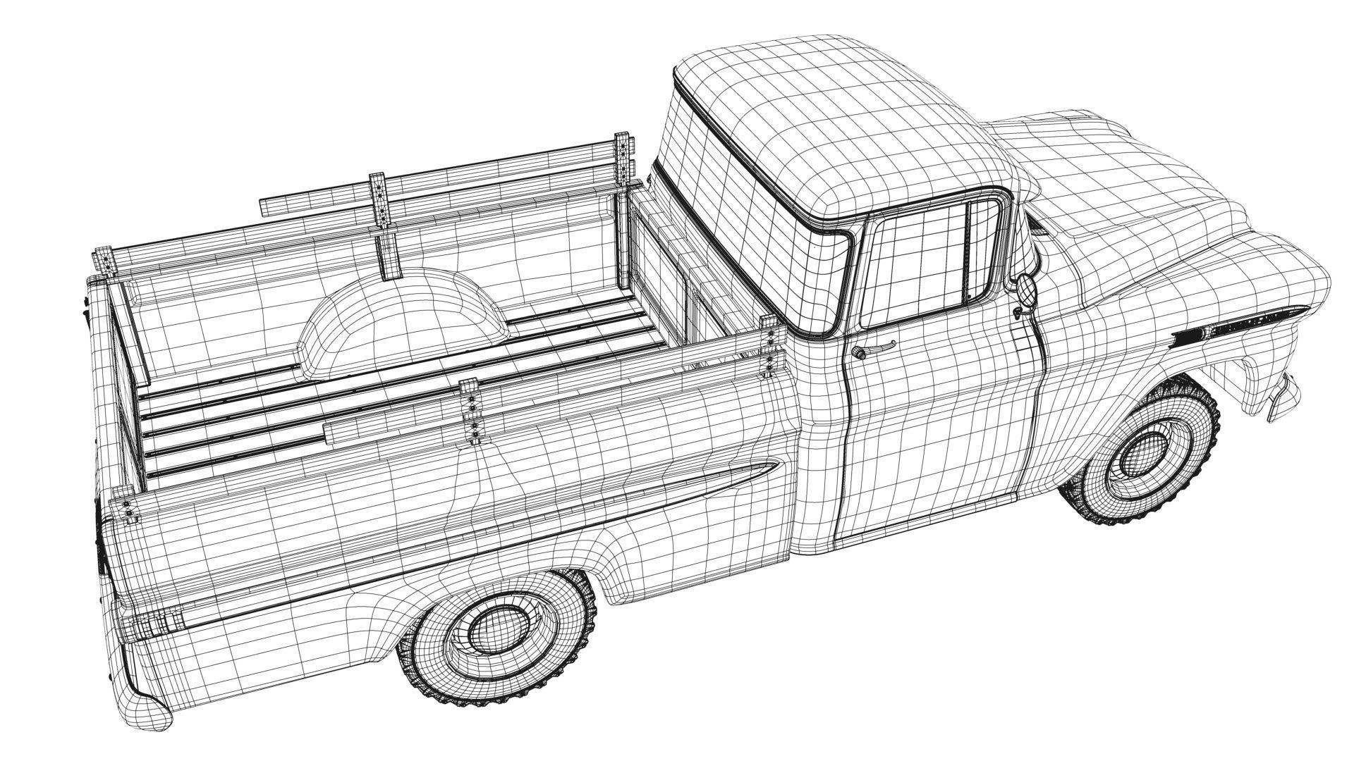 Chevrolet Apache 4x4  3D model_48