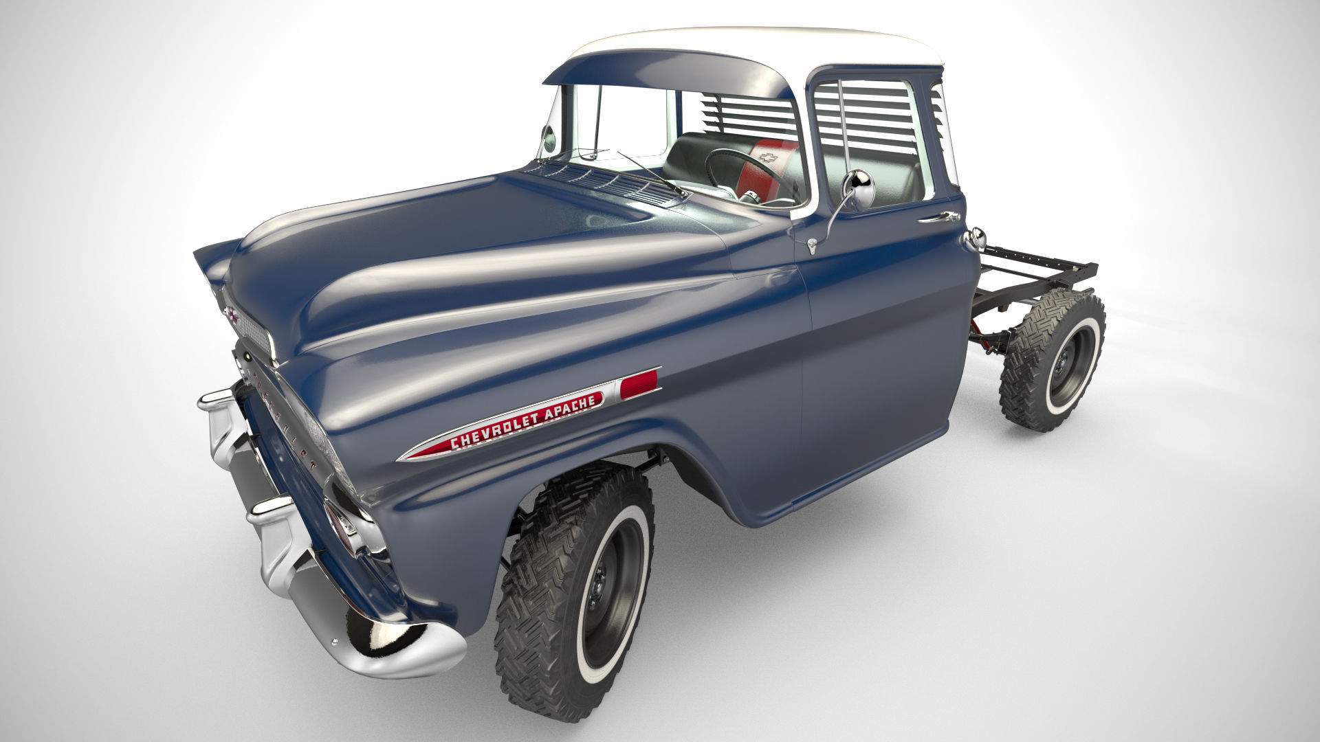Chevrolet Apache 4x4  3D model_30