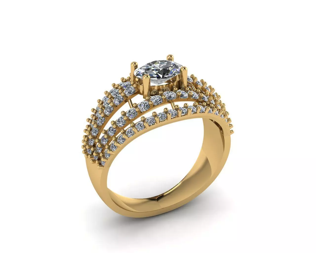 Rings  3D print model_0