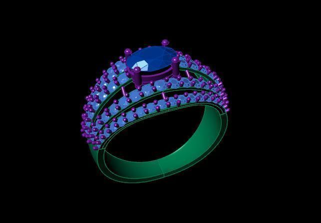 Rings  3D print model_2