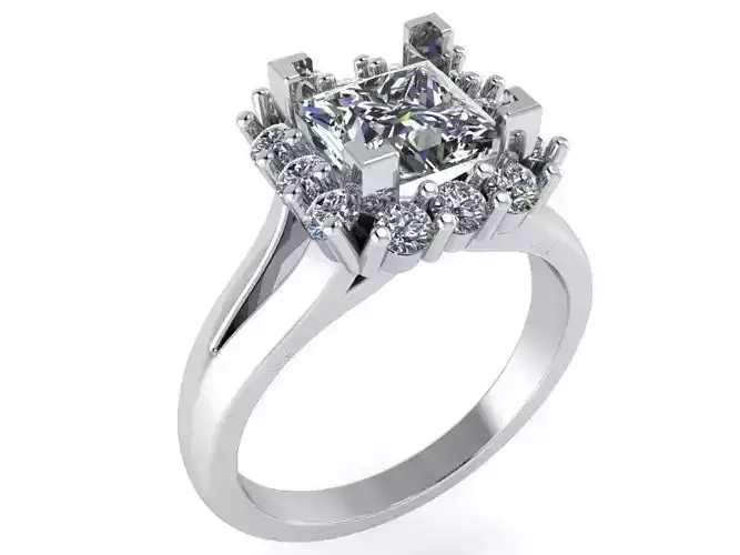 Princess Halo Ring 1389