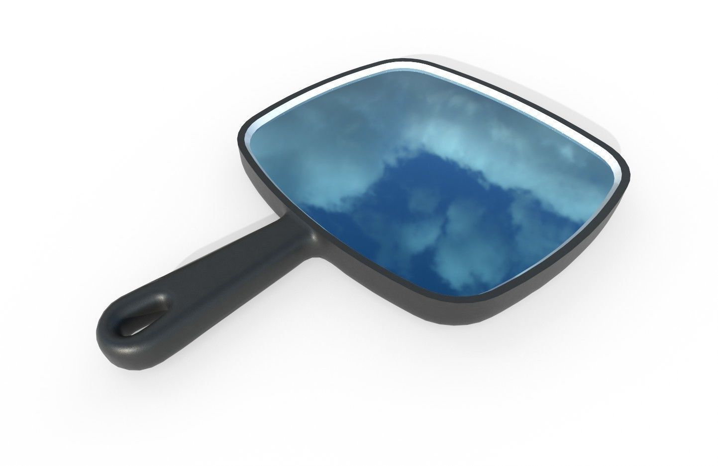 Mirror 02 Low-poly 3D model_6