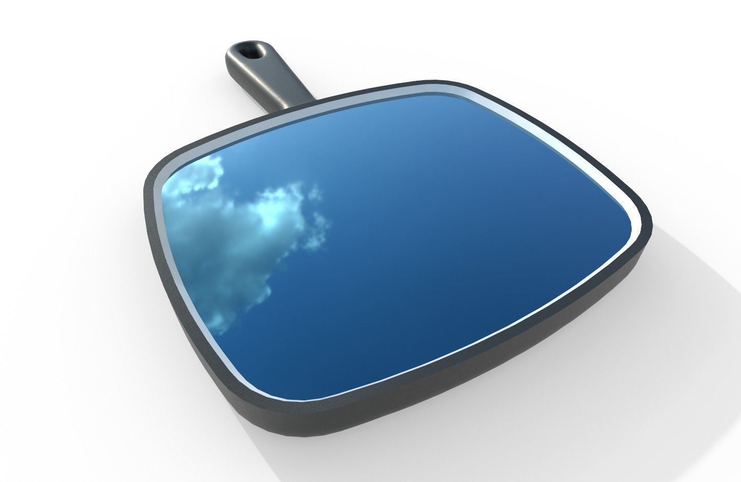 Mirror 02 Low-poly 3D model_10