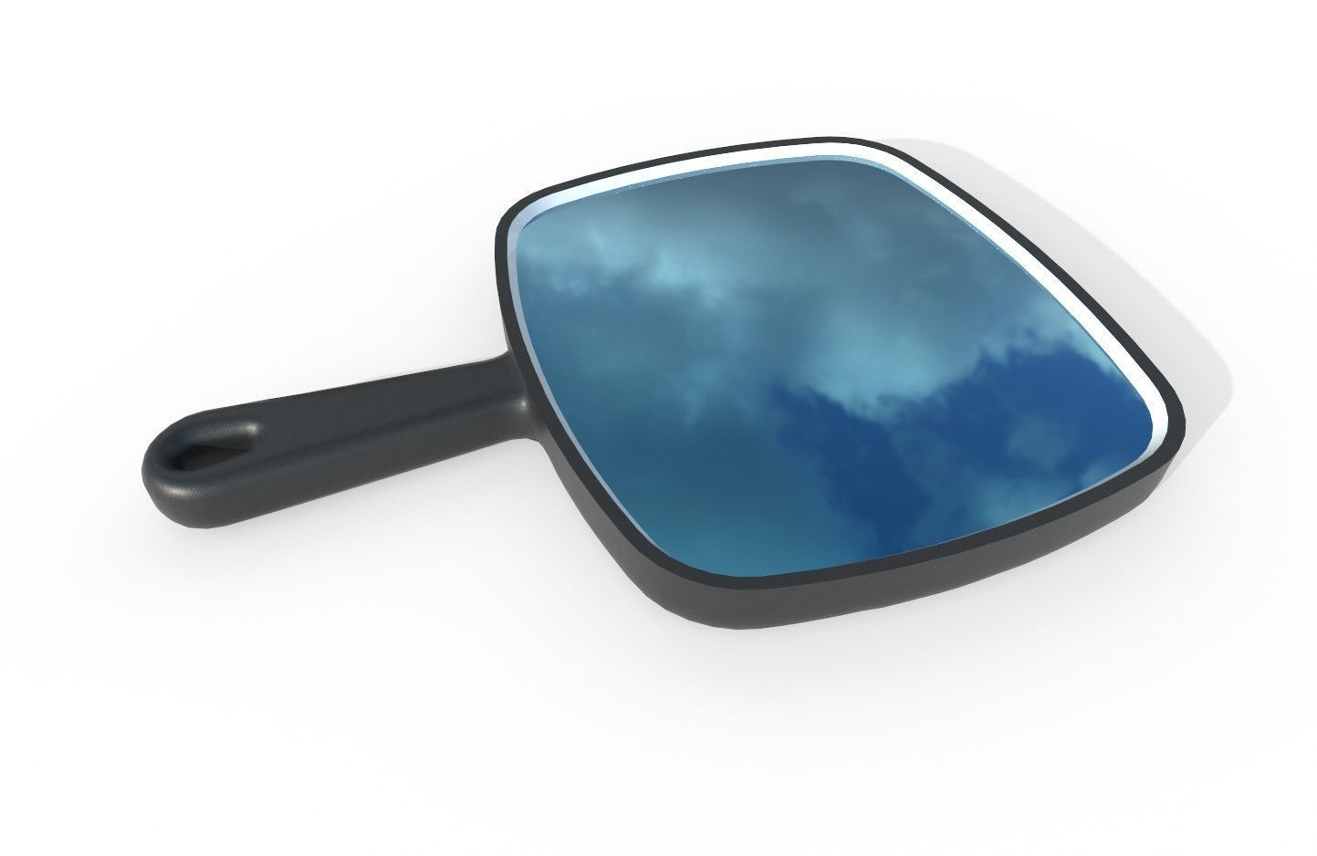 Mirror 02 Low-poly 3D model_7