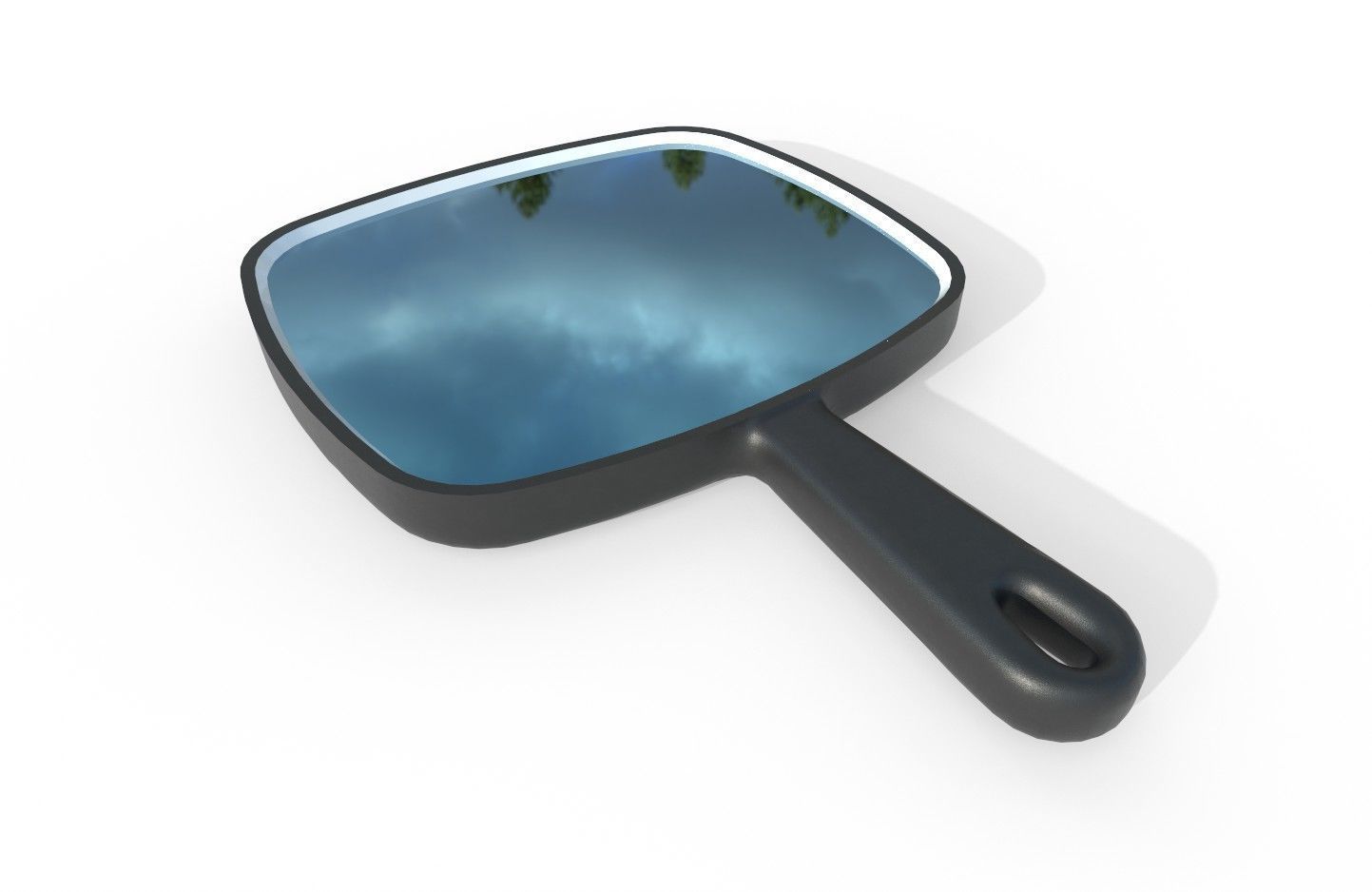 Mirror 02 Low-poly 3D model_4