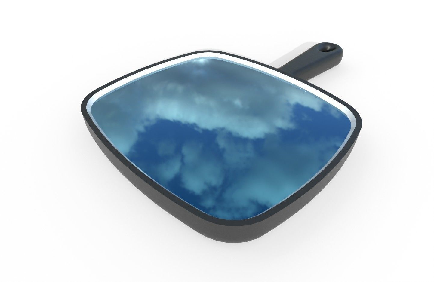 Mirror 02 Low-poly 3D model_11