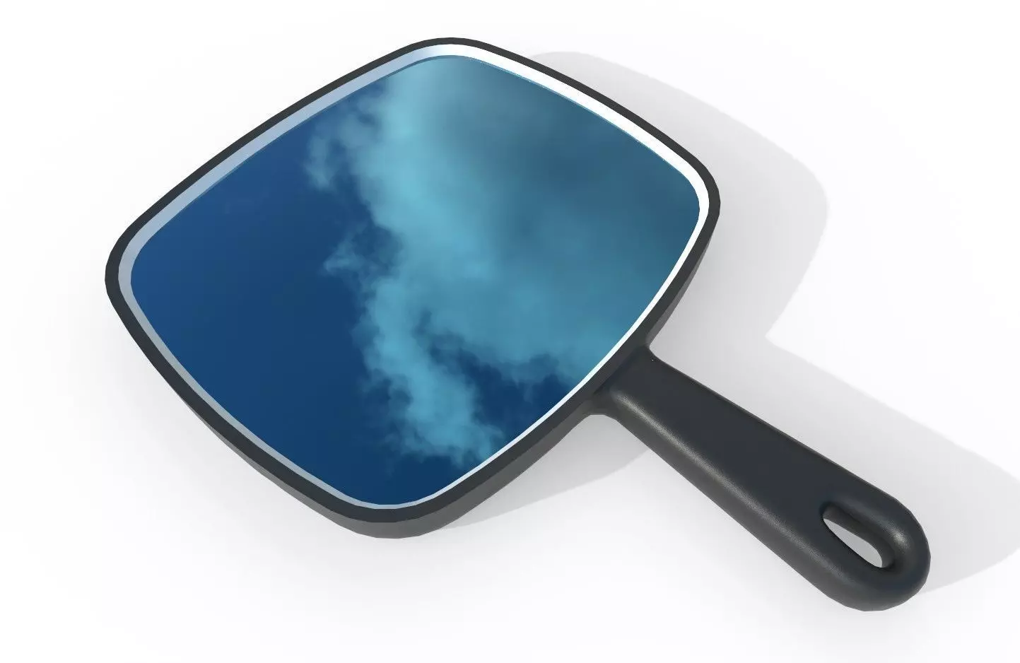 Mirror 02 Low-poly 3D model_0