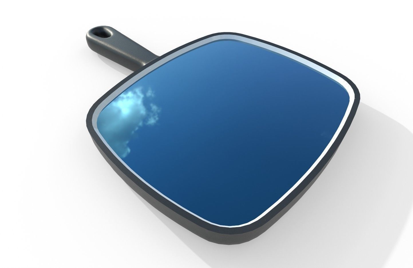 Mirror 02 Low-poly 3D model_9