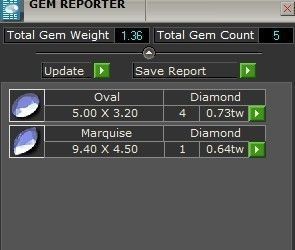 5-Stone Ring 1391 3D print model_8