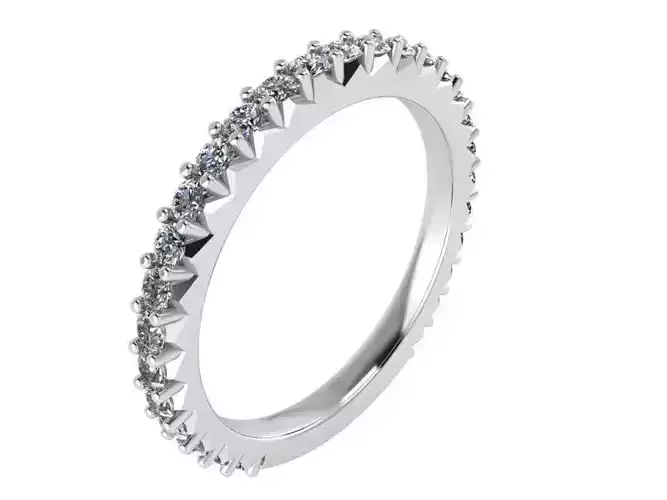 Round Cut Diamond Band 1407