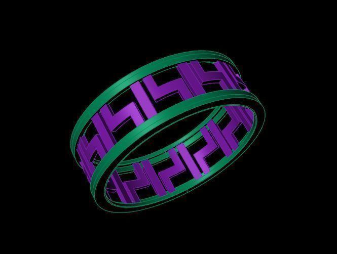 Rings 3D print model_3