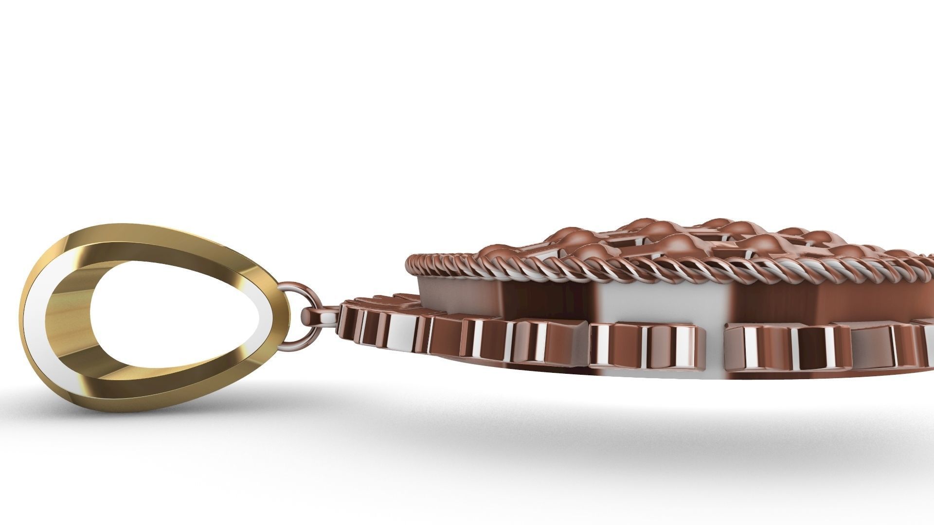 marigold pendant stl verified 3D print model_18