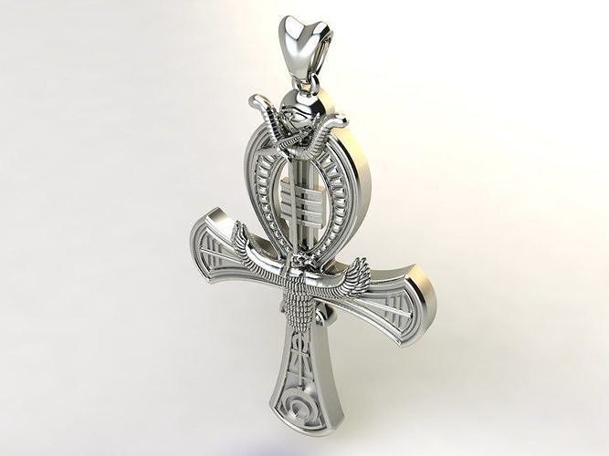ANKH  Cross Pendant 3D print model