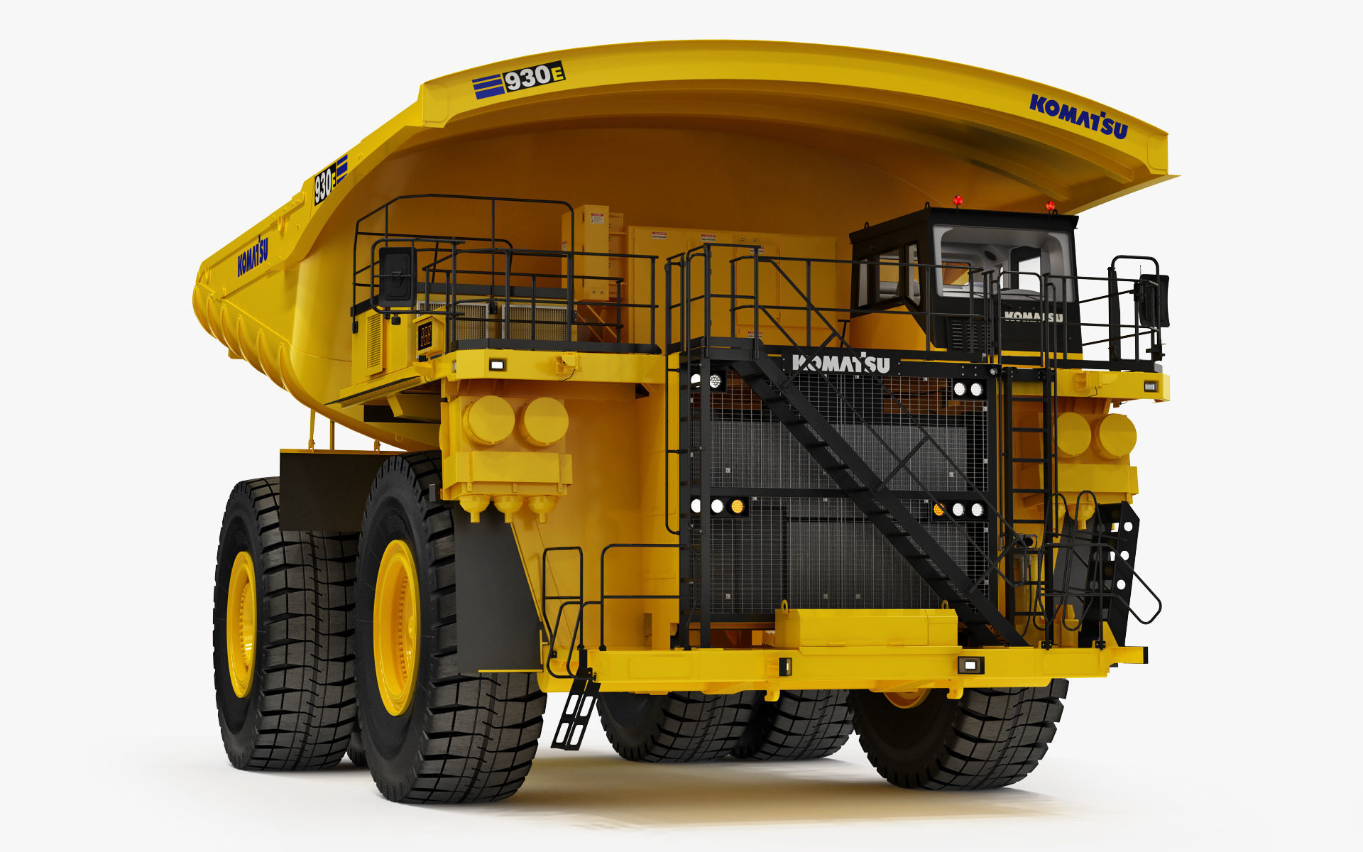 Komatsu 930 E-5 Mining Dump Truck 3D model_3