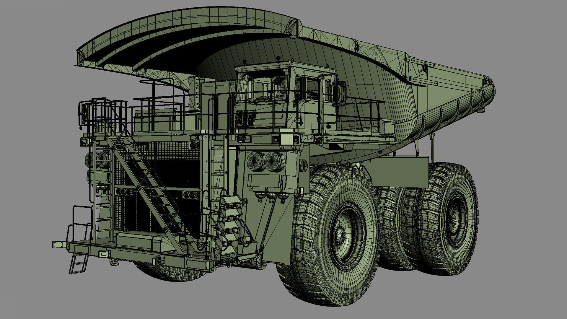 Komatsu 930 E-5 Mining Dump Truck 3D model_37