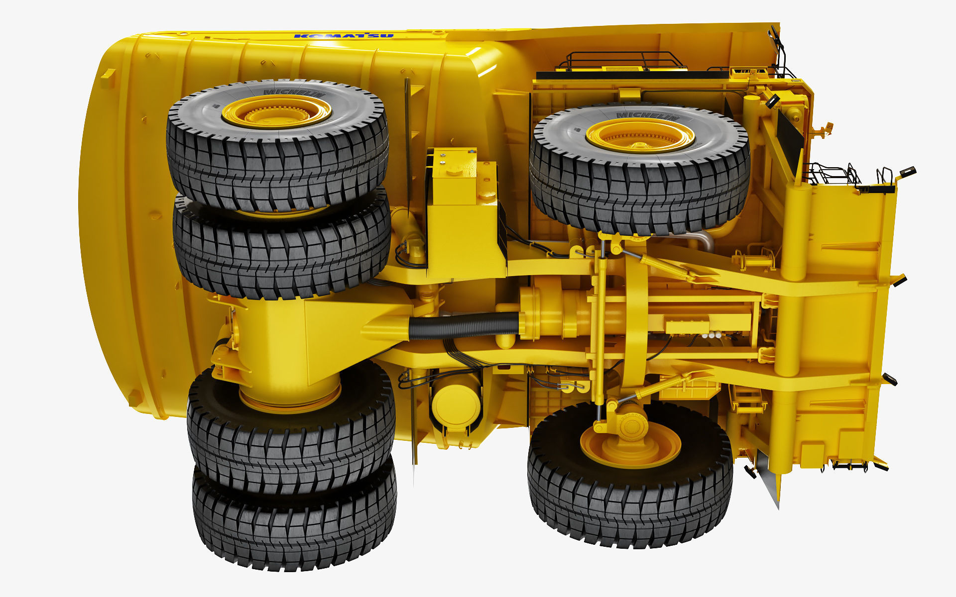 Komatsu 930 E-5 Mining Dump Truck 3D model_25