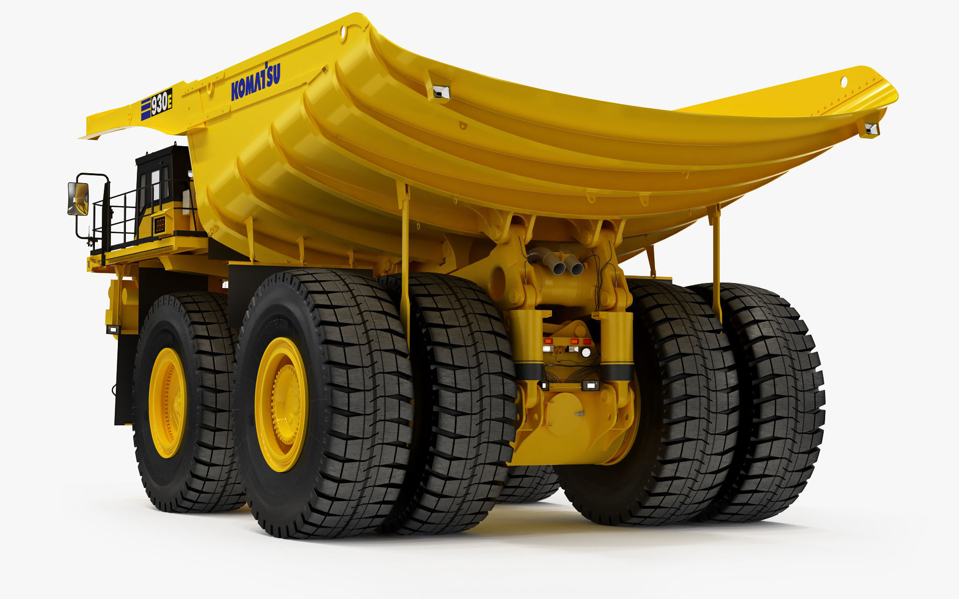 Komatsu 930 E-5 Mining Dump Truck 3D model_8
