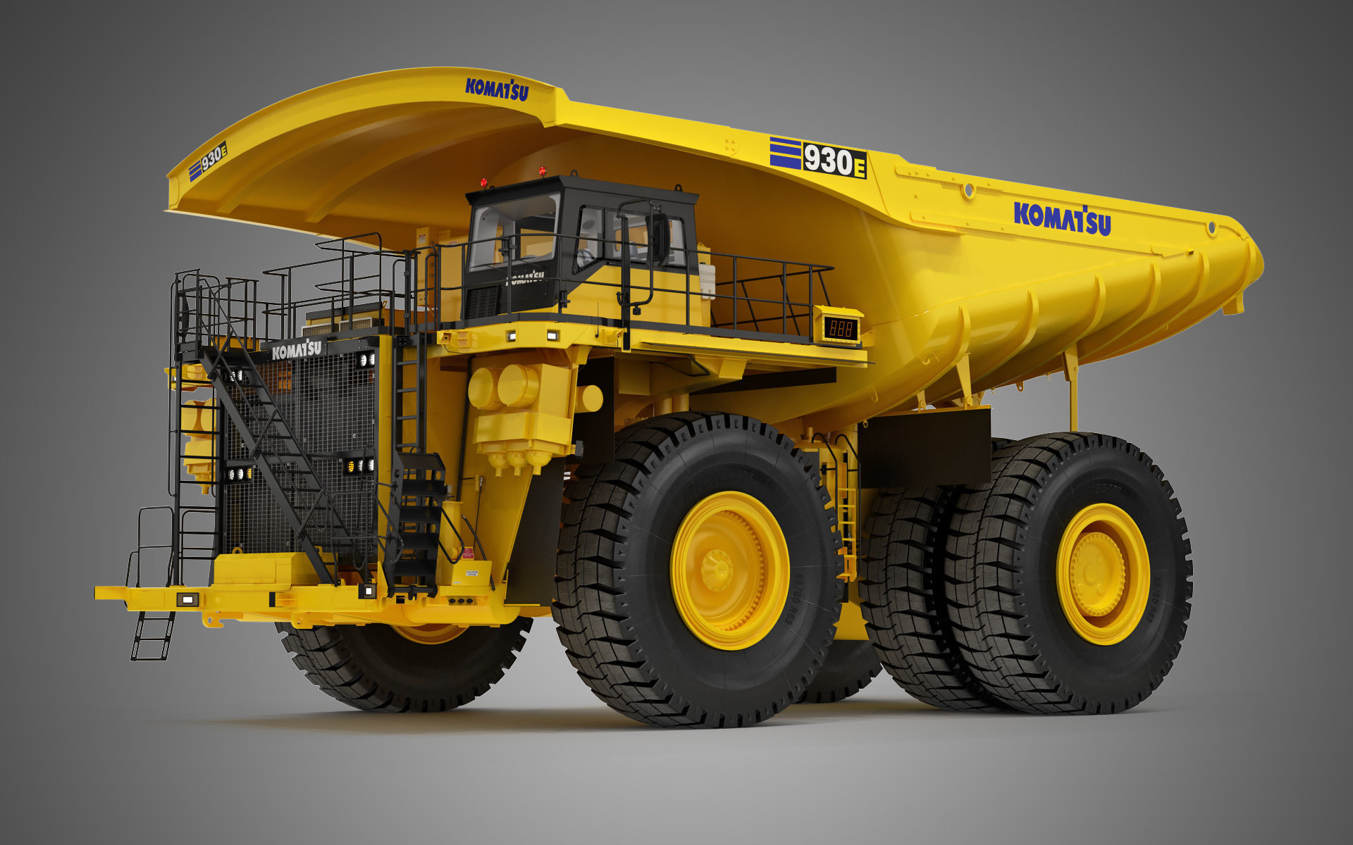 Komatsu 930 E-5 Mining Dump Truck 3D model_1