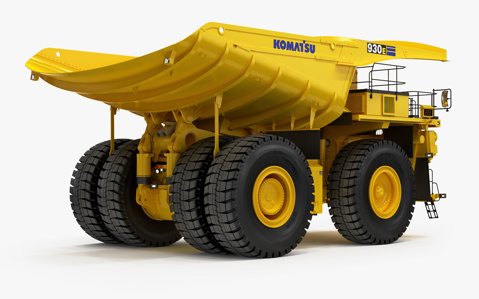 Komatsu 930 E-5 Mining Dump Truck 3D model_9