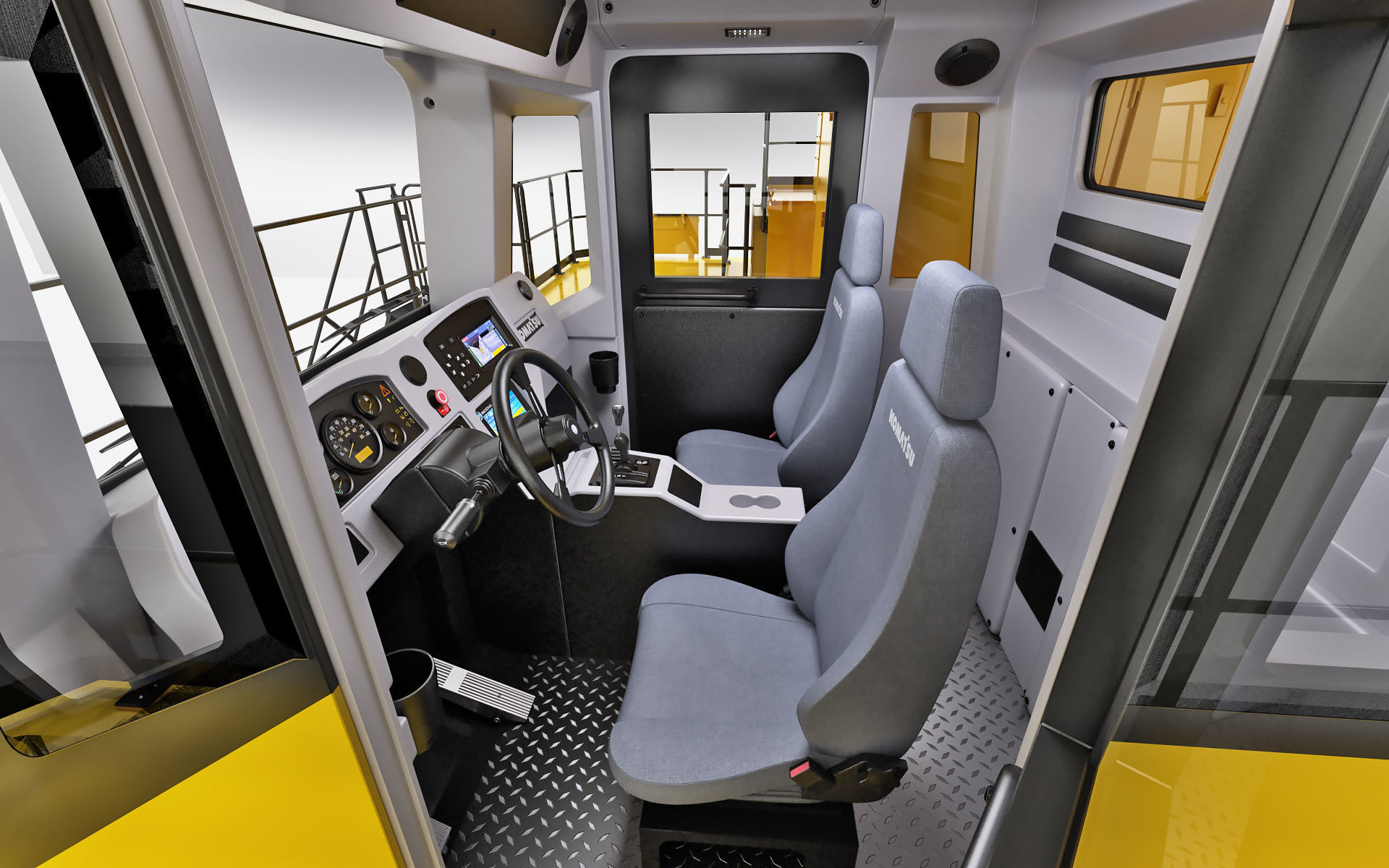 Komatsu 930 E-5 Mining Dump Truck 3D model_32