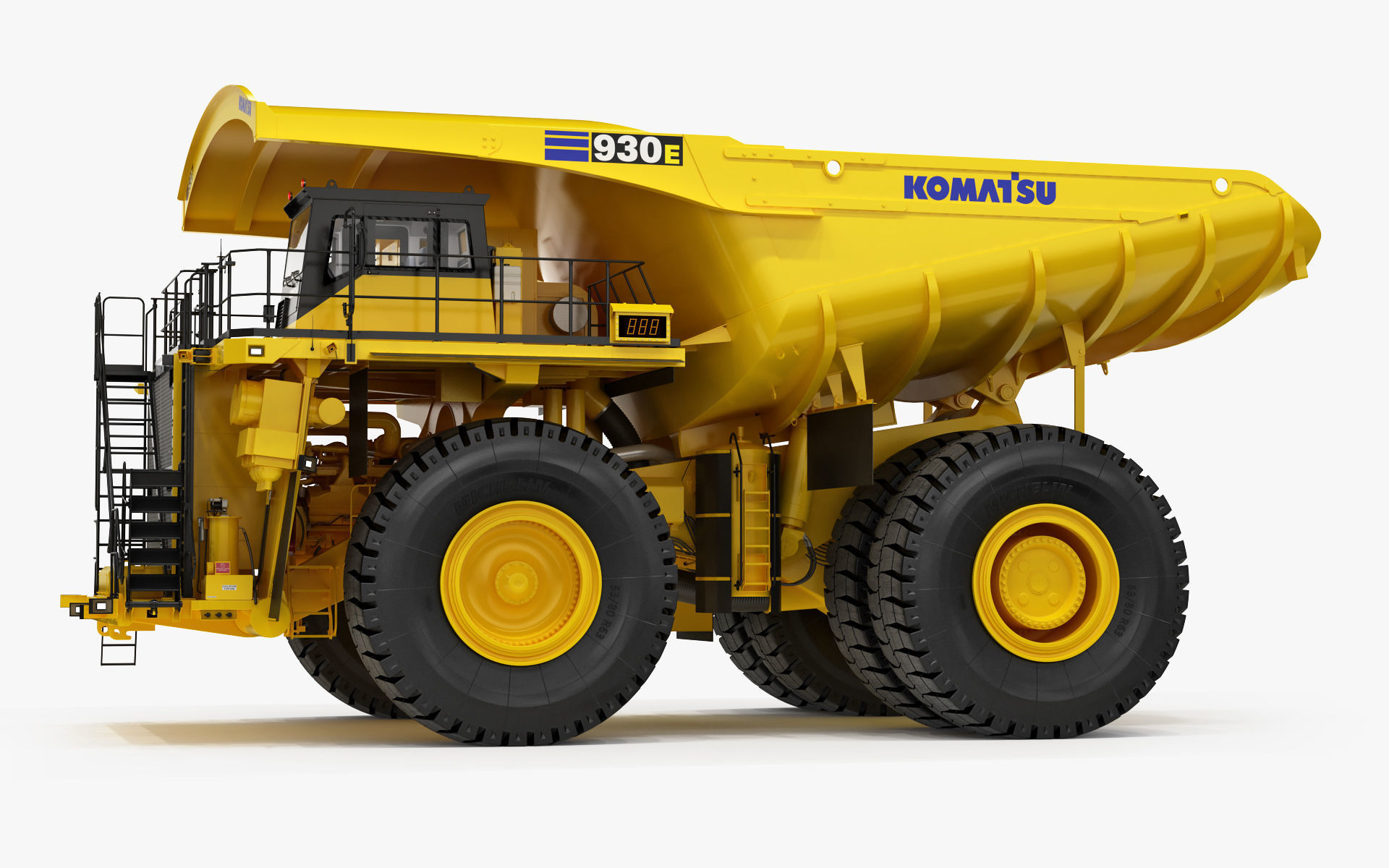 Komatsu 930 E-5 Mining Dump Truck 3D model_5