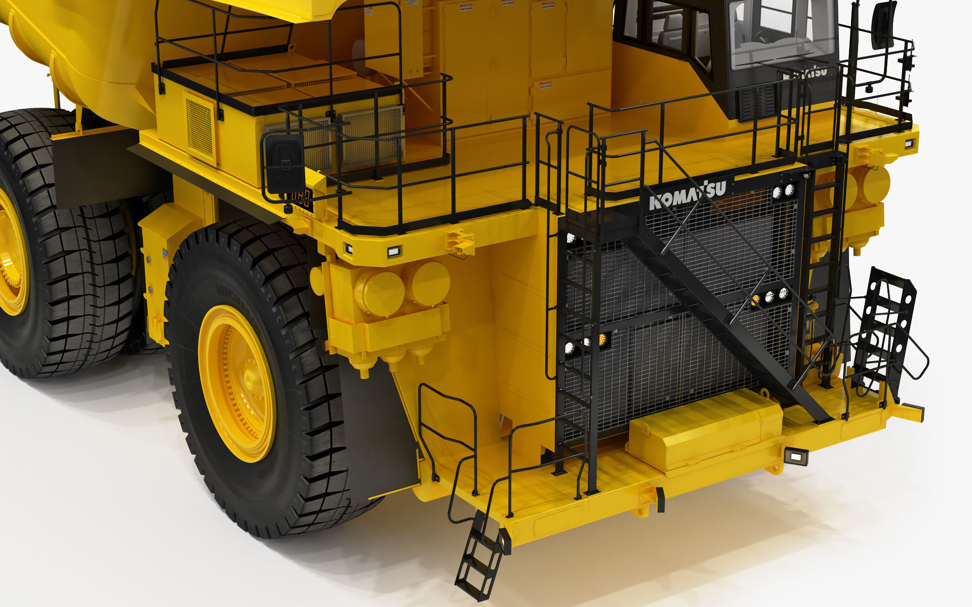 Komatsu 930 E-5 Mining Dump Truck 3D model_17