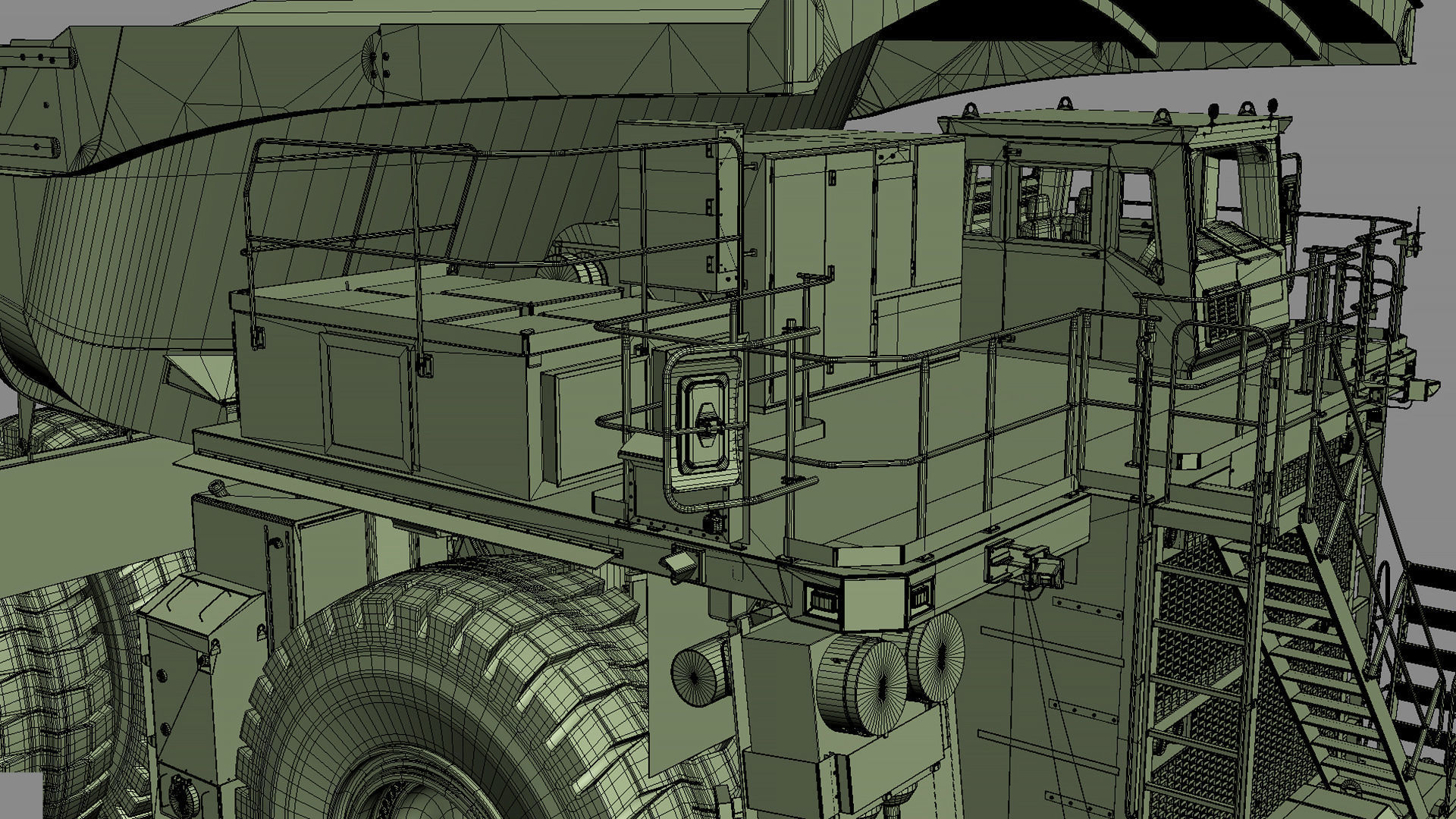 Komatsu 930 E-5 Mining Dump Truck 3D model_45