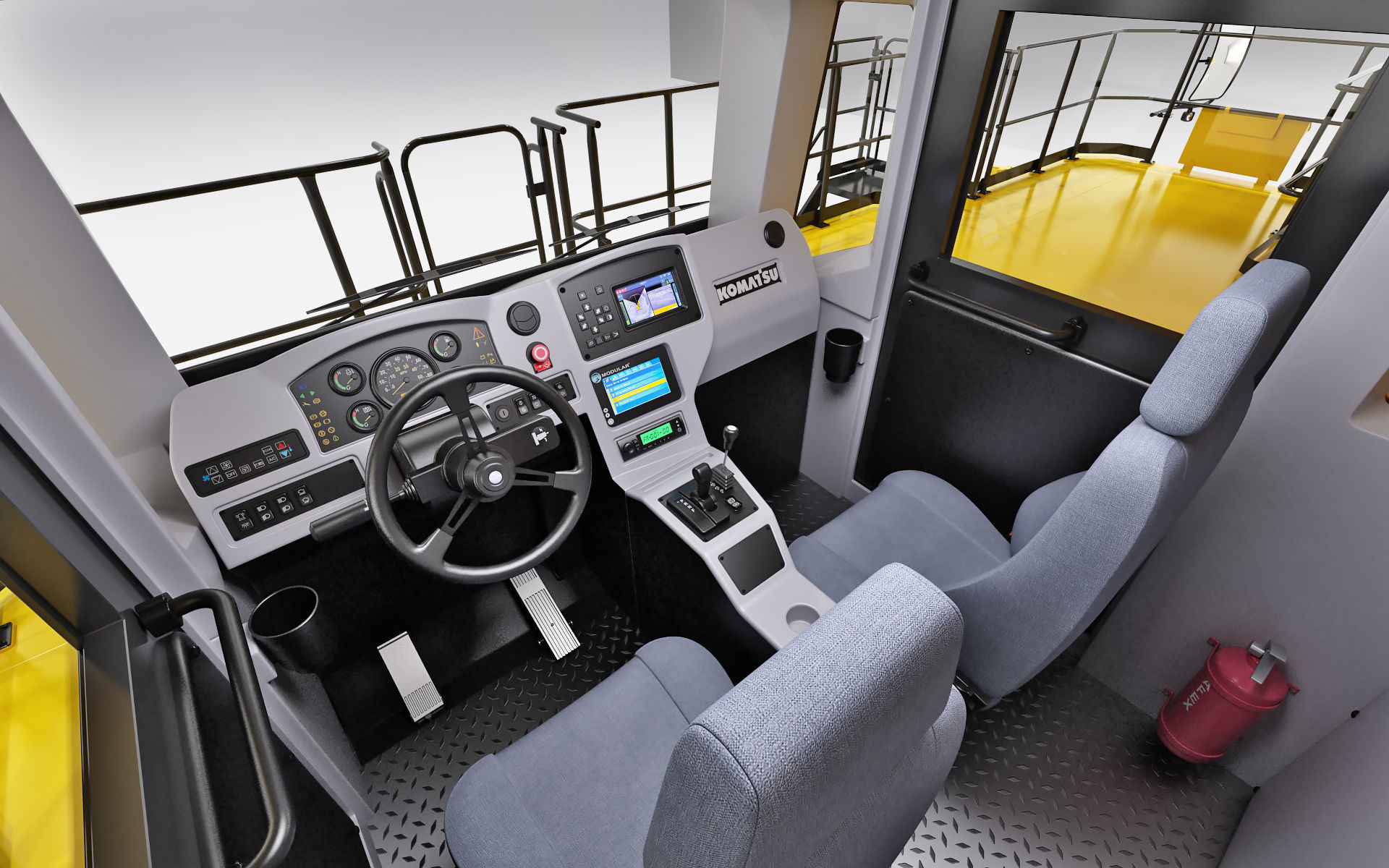 Komatsu 930 E-5 Mining Dump Truck 3D model_33