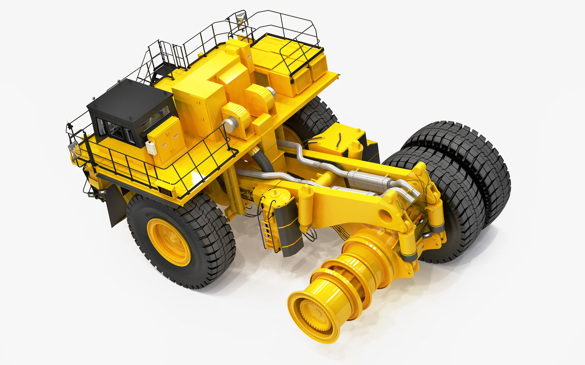 Komatsu 930 E-5 Mining Dump Truck 3D model_29