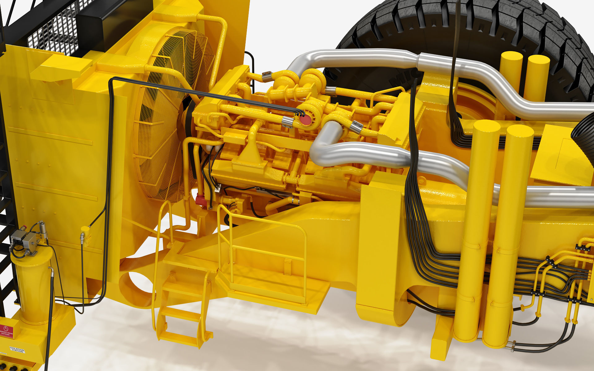 Komatsu 930 E-5 Mining Dump Truck 3D model_31