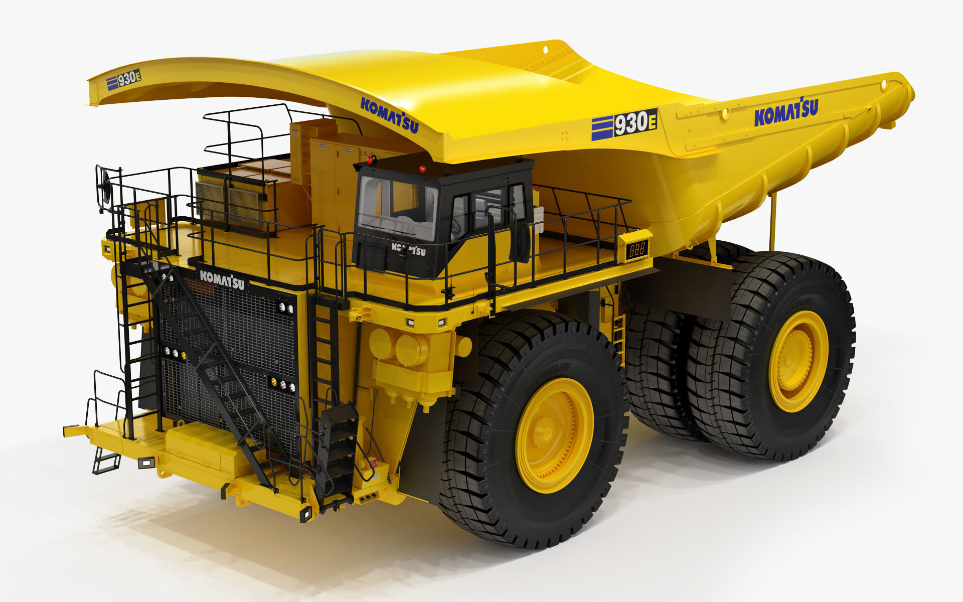Komatsu 930 E-5 Mining Dump Truck 3D model_14