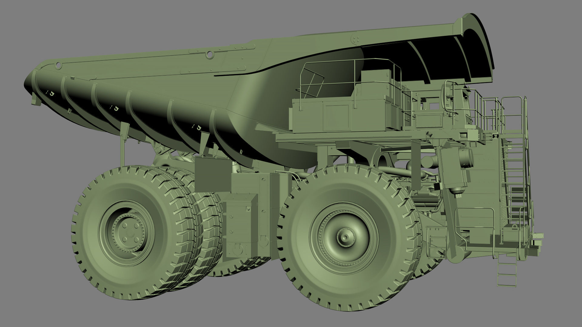 Komatsu 930 E-5 Mining Dump Truck 3D model_38